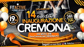 💥 INAUGURAZIONE FITACTIVE CREMONA 💥 [upl. by Mackenzie154]