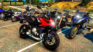 CIDADE DOS DRAKE 👺🚀 TODAS MINHAS MOTOS  GTA 5 RP [upl. by Toms]