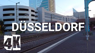 Trains in Germany  Düsseldorf Main Station  4K [upl. by Ellednek]