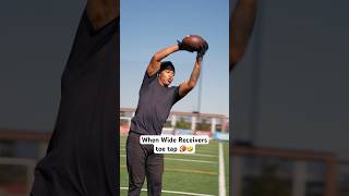 When Wide Receivers toe tap‼️🤣 footballshorts americanfootball nfl [upl. by Marla629]