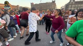 BAILE DE SONIDEROS EN EL ZÓCALO CDMX PRIMAVERA PASÓ PROHIBIDO [upl. by Idleman]