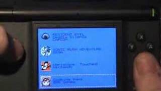 Nintendo DS working max media dock list of Games [upl. by Jaffe]