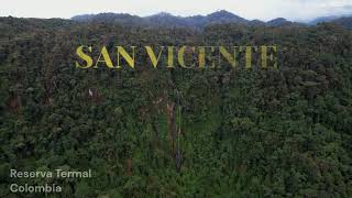 San Vicente Reserva Termal  Risaralda Colombia  Drone Video TERMALES SAN VICENTE [upl. by Naimaj]