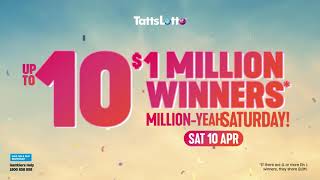 MillionYEAH Saturday  The Lott  Official Home of Australias Lotteries [upl. by Halfon]