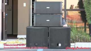 FBT Muse Line Array  outdoor listening session Authorized Dealers [upl. by Ennaylime]