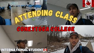 A DAY IN MY COLLEGE IN CANADA 🇨🇦 CONESTOGA COLLEGE CLASSROOM DOON CAMPUS🇨🇦 COLLEGE TOUR [upl. by Keifer387]