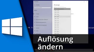 Bildschirmauflösung ändern in Windows 10 ✅ Tutorial [upl. by Yahsal290]