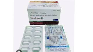 Spncinerv LC Tablets LCarnitine LTartrate Methylcobalamin amp Folic Acid Tablets [upl. by Klump]