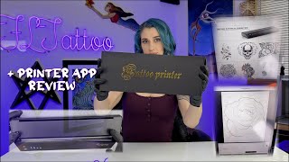 Stigma Wireless Tattoo Stencil Printer Unboxing and Initial Review [upl. by Neelyaj]