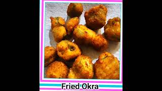 Fried Okra 😋 [upl. by Narual213]