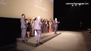 Olivier Assayas at Irma Vep Cannes Premiere 2022 with Alicia Vikander [upl. by Keraj]