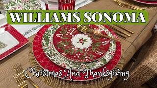 Williams Sonoma Holiday 2024 Thanksgiving and Christmas Decor MustHaves [upl. by Zailer]