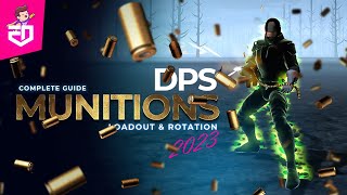 DCUO  Munitions DPS Might Loadout amp Rotation 2023  iEddy Gaming [upl. by Adnowal547]