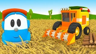 Cartoni animati Camioncino Leo Junior e i lavori in campagna Compilation 15 minuti [upl. by Dalila]