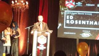 Ed Rosenthal Receives Honor  Dope Industry Awards 2015 [upl. by Fante]