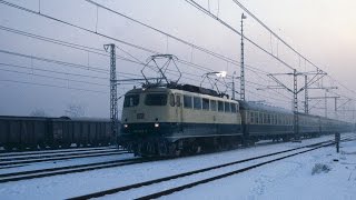 Eisregen in Dingolfing am 431987 mit 110 367 und 140 380ein Tonbild [upl. by Dylan235]