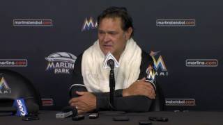 Miami Marlins manager Don Mattingly on saying goodbye to Jose Fernandez  09262016 [upl. by Miyasawa]