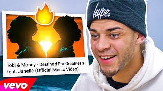 Reacting to Tobi amp Manny  Destined For Greatness feat Janellé Official Music Video [upl. by Iaoh682]