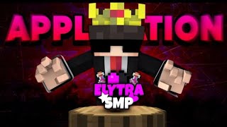 MY APPLICATION TO JOIN ELYTRA SMPS SEASON 4 ftdeadless  ftprimegaming minecraft trending video [upl. by Herwin632]