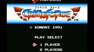 Crisis Force NES Music  Stage 1 [upl. by Otreblada]