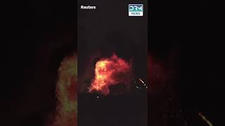 Explosions Rock Beirut Airport Shortly After Dubai Flight Landing  DRM News  AC1V [upl. by Yedok896]