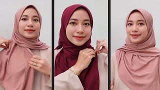 5 STYLE TUTORIAL BAWAL TERKINI – CARA PAKAI TUDUNG BAWAL SIMPLE SENANG BENTUK – QotrunNada [upl. by Eleph]