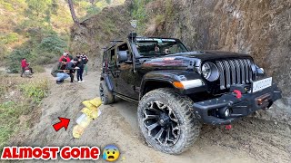 Jeep Wrangler Rubicon vs Mahindra Thar 2020  Most Dangerous offroad ever  4wd malfunctioned [upl. by Ainoz]