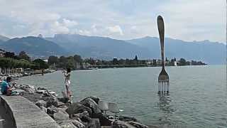 UNTERWEGS bei der Gabel in Vevey [upl. by Atirabrab262]