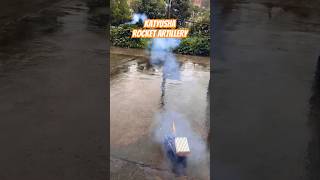 Mini BM13 Rocket Artillery System on RC Truck Katyusha rocketleague rocket launcher toys DIY [upl. by Norrad]