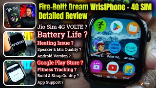 Fire Boltt Dream Wrist Phone Android Smartwatch  Full Review with Pros amp Cons datadock [upl. by Alisen]