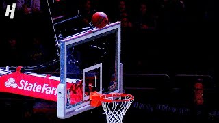 Bucks Fan NAILS INSANE HALFCOURT SHOT off the Top of the Backboard for 10000 🤑 [upl. by Ecerahc884]