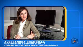 IT con laccento sulla I  Alessandra Brambilla di Hp Italia [upl. by Airotahs]