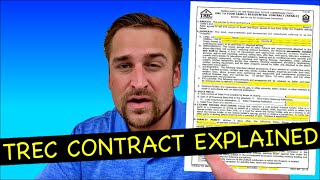 How to Fill Out a TREC One to Four Residential Resale Contract [upl. by Jaquelyn]