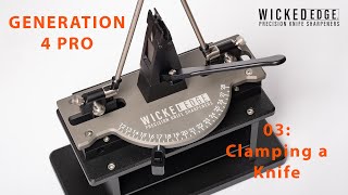 03 Vise Operation and Starting Blade Position  Wicked Edge Generation 4 Pro Instructions [upl. by Matless963]