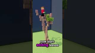 How to build a custom oak tree in minecraft [upl. by Normalie]