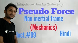 Pseudo Force in non inertial frame of reference [upl. by Fonzie]