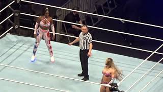 NAOMI vs TIFFANY STRATTON  WWE Live at O2 Arena London  4112024 WWE [upl. by Dirraj]