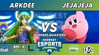 Midwest Esports Invitational  Winners Quarters  ArkdeePalutena Vs JeJaJeJaKirby [upl. by Ifar60]