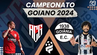 AO VIVO  Atlético x Goiânia  Semifinal 2 jogo de 2  Campeonato Goiano 2024 [upl. by Sedicla]