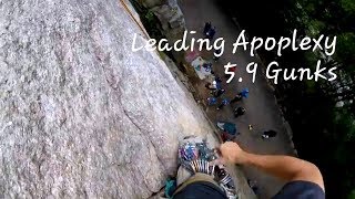 45 Leading Apoplexy 59 at the Gunks Part 1 [upl. by Nilrem]