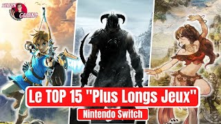 Le TOP 15 des jeux les plus longs sur Nintendo Switch [upl. by Daniala717]