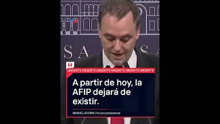 EL GOBIERNO DISOLVIÓ LA AFIP I Desvinculó a más de 3 mil empleados y bajó los sueldos jerárquicos [upl. by Blum963]