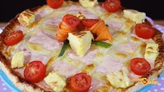 Pastel de hojaldre de tortilla de patatas [upl. by Retsevlis]