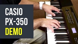 Casio Privia PX350 88Key Digital Piano Demo  Austin Bazaar [upl. by Gnud]