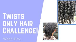 8 months Twist challenge  Wash day routine [upl. by Jenifer]