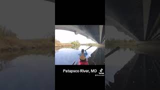 Calm overcast day for exploring the Patapsco river nature maryland kayak baltimore [upl. by Eivod744]