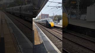 GWR Zooming across Hayes amp Harlington station greatwesternrailway [upl. by Nelg541]