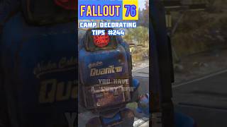 Camp Decorating Tips no 244 queues fallout76 fallout camp campbuilding fallout76tips [upl. by Nosinned]