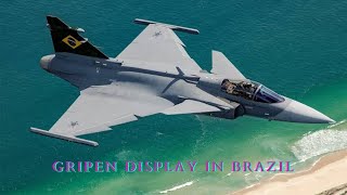 JAS39 Gripen E display in Brazil 2023 [upl. by Ihcas]