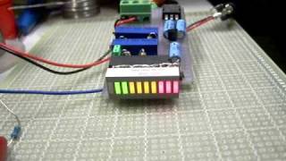 LM3914 Battery Monitor [upl. by Llydnek]